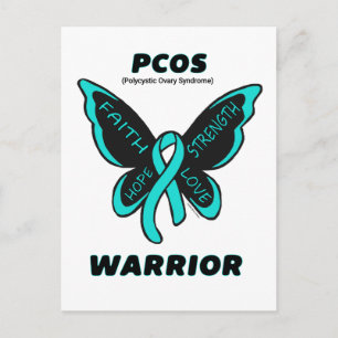 Butterfly/Warrior...PCOS Postcard