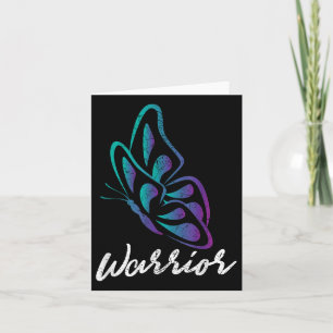 Butterfly Warrior - Suicide Prevention Awareness Card