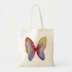 Butterfly Watercolor Art Budget Tote