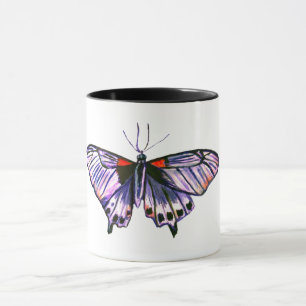 Butterfly watercolor art mug