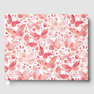 Butterfly Watercolor Guest Book