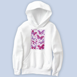 Butterfly Watercolor Magenta Pink