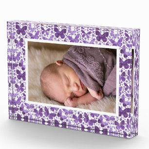 Butterfly Watercolor Pattern Photo Block