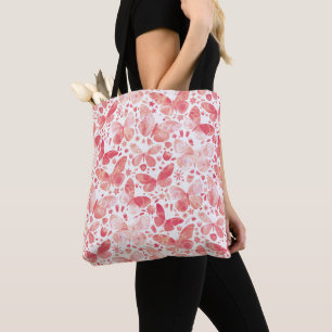 Butterfly Watercolor Tote Bag