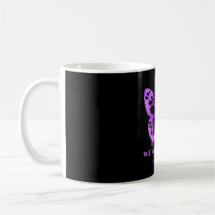 Butterfly We Wear Purple for Lupus Awareness Coffee Mug