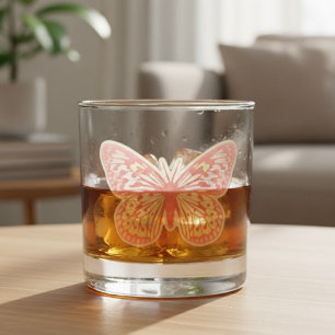 Butterfly Whiskey Glass