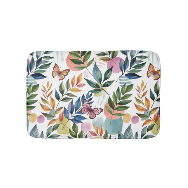 Butterfly Whispers Bath Mat (Front)