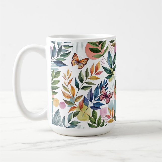 Butterfly Whispers Coffee Mug (Left)