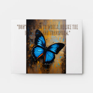 "Butterfly Whispers: Envelope Design Collection"