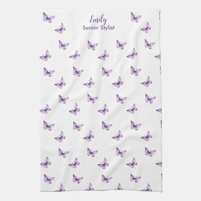 Butterfly Whispers Salon Towel (Vertical)