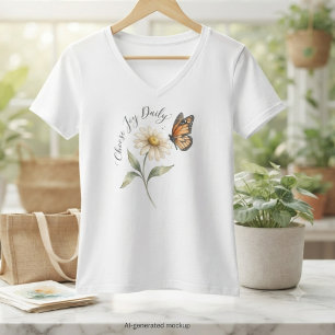 Butterfly Wildflower Botanical T-Shirt