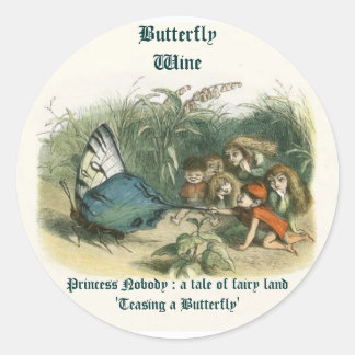Butterfly Wine Labels
