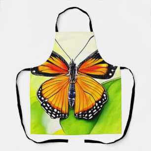 Butterfly Wing Detail Design Apron