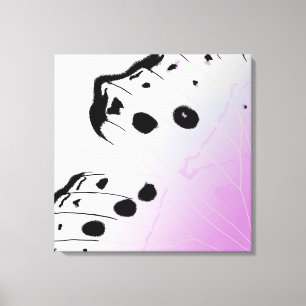 Butterfly Wing - Mother of Pearl Throw Pillow Canvas Print