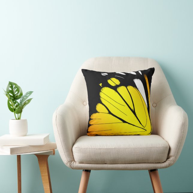 Butterfly Wing - Orange Gull Cushion (Chair)