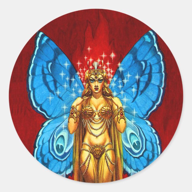 Butterfly Winged Fairy Sticker (Front)