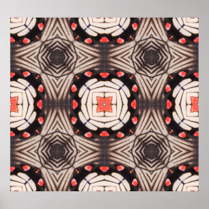 Butterfly Wings: Beautiful Seamless Pattern Poster