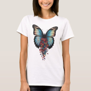 Butterfly Wings & Colourful Leaves – Women’s Basic T-Shirt