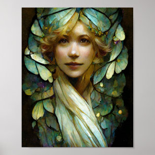 Butterfly Wings Fantasy Art Poster