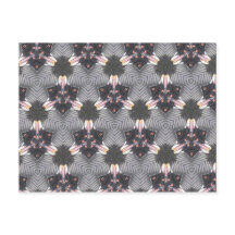 Butterfly Wings Geometric Design Postcard