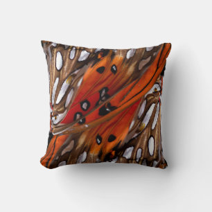 Butterfly Wings Pillow -California Gulf Fritillary