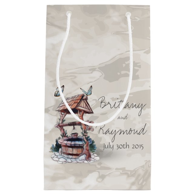 BUTTERFLY WISHING WELL GIFT BAG (Front)