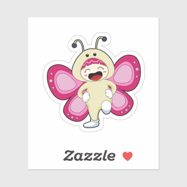 Butterfly with Costume (Sheet)