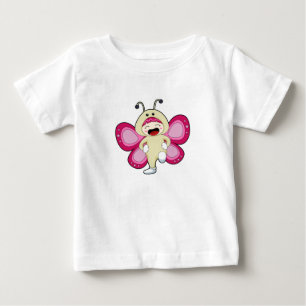 Butterfly with Costume Baby T-Shirt
