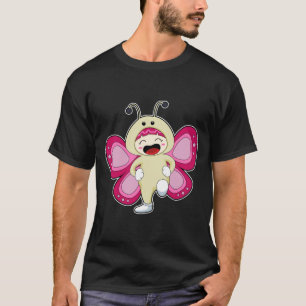 Butterfly with Costume T-Shirt