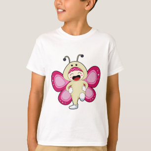 Butterfly with Costume T-Shirt