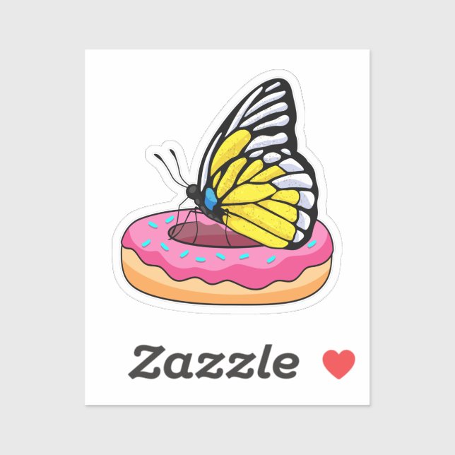 Butterfly with Donut (Sheet)