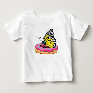 Butterfly with Donut Baby T-Shirt