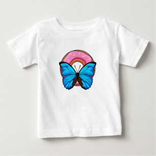 Butterfly with Donut Baby T-Shirt