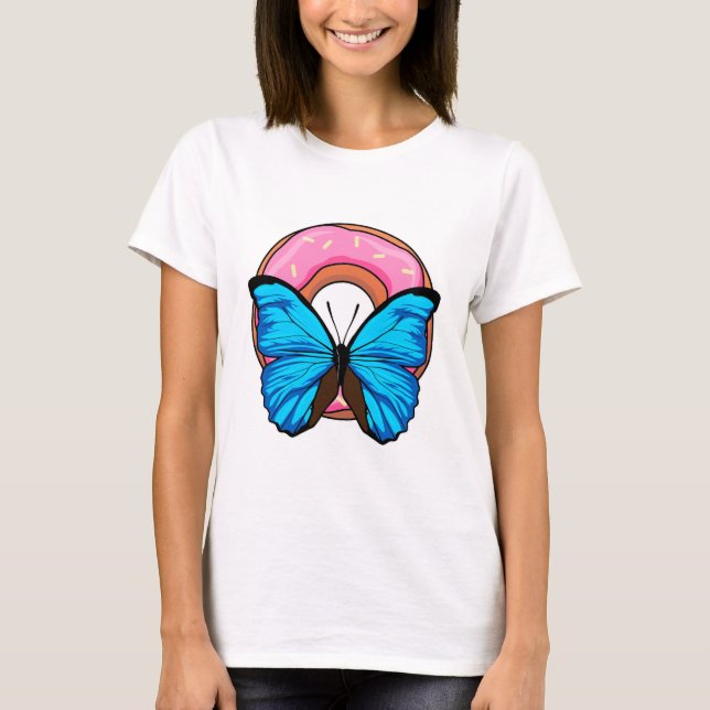 Butterfly with Donut T-Shirt (Front)