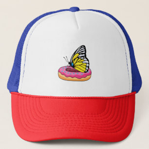 Butterfly with Donut Trucker Hat