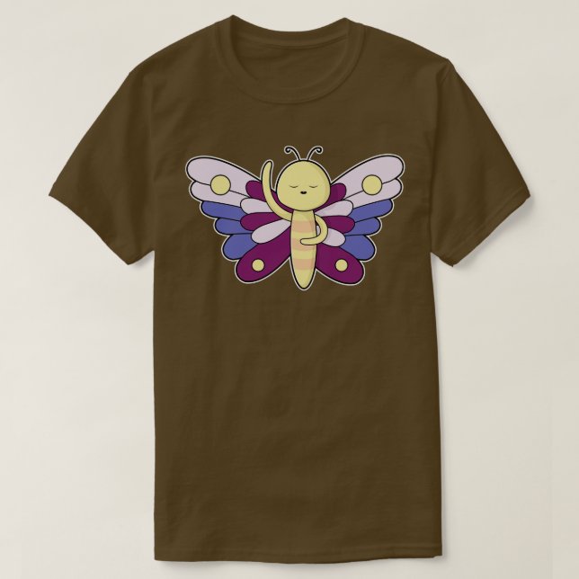 Butterfly with Dots T-Shirt (Design Front)
