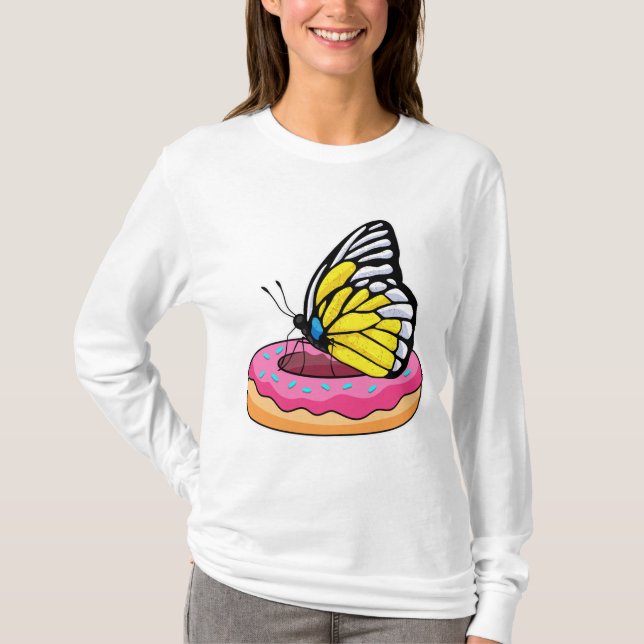 Butterfly with Doughnut T-Shirt (Front)