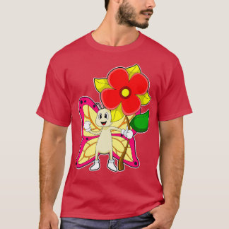 Butterfly with Flower T-Shirt