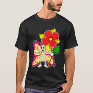 Butterfly with Flower T-Shirt