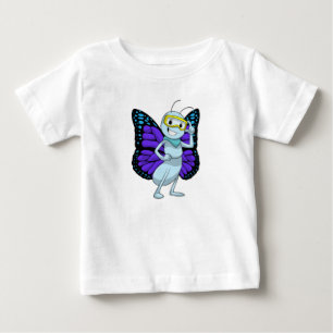 Butterfly with Goggles Baby T-Shirt