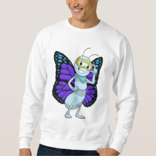 Butterfly with Goggles Sweatshirt