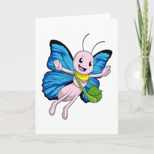 Butterfly with Handbag Card