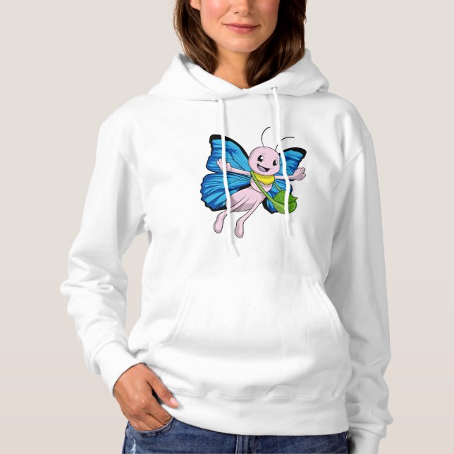 Butterfly with Handbag Hoodie (Front)
