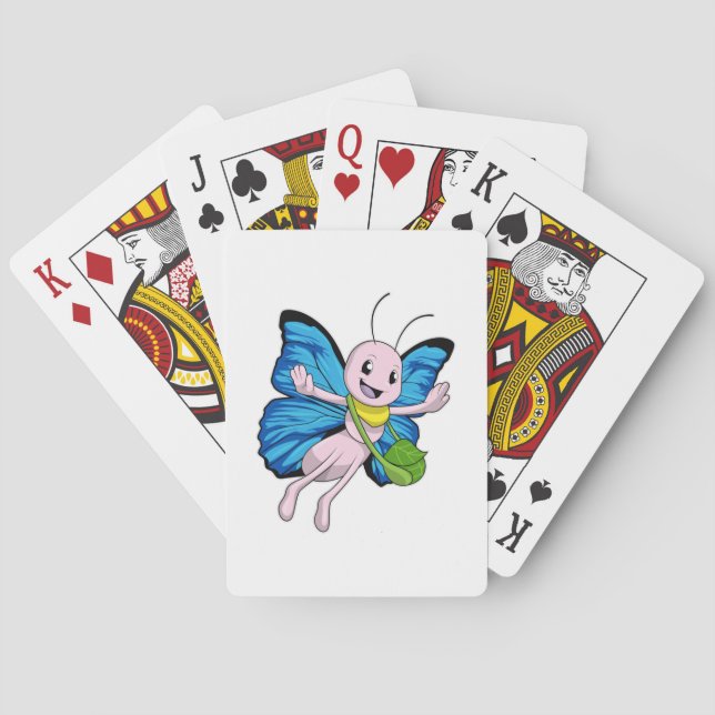 Butterfly with Handbag Playing Cards (Back)