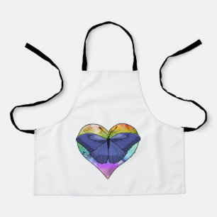 Butterfly with Heart Apron