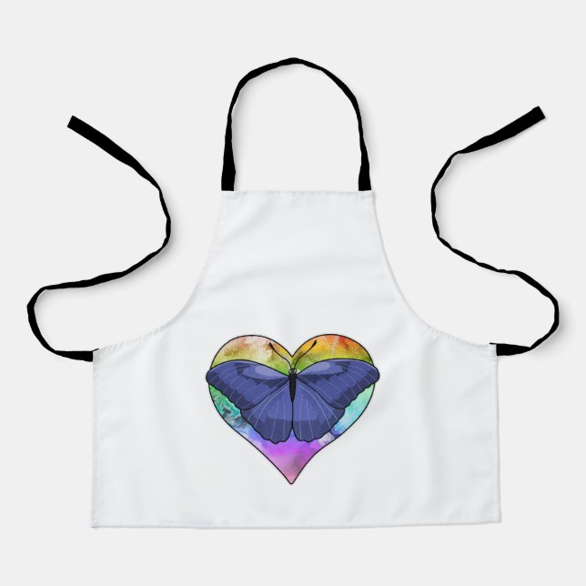 Butterfly with Heart Apron (Front)