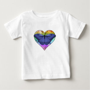 Butterfly with Heart Baby T-Shirt