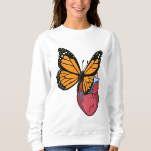 Butterfly with Heart Sweatshirt