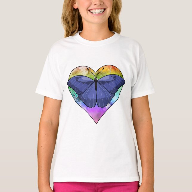 Butterfly with Heart T-Shirt (Front)