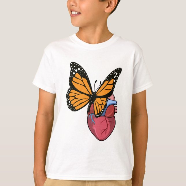 Butterfly with Heart T-Shirt (Front)